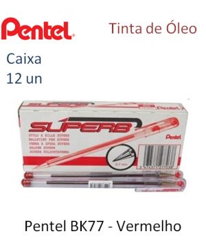pentel-bk77-vermelho-caixa